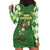 Happy St Patrick's Day Hoodie Dress Leprechaun With Beer