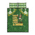 Happy St Patrick's Day Quilt Bed Set Leprechaun With Beer