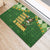 Happy St Patrick's Day Rubber Doormat Leprechaun With Beer