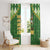 Happy St Patrick's Day Window Curtain Leprechaun With Beer