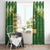 Happy St Patrick's Day Window Curtain Leprechaun With Beer