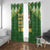 Happy St Patrick's Day Window Curtain Leprechaun With Beer