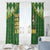 Happy St Patrick's Day Window Curtain Leprechaun With Beer