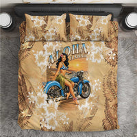 Aloha Hawaii Biker Bedding Set Ride To Paradise