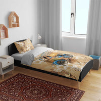 Aloha Hawaii Biker Bedding Set Ride To Paradise