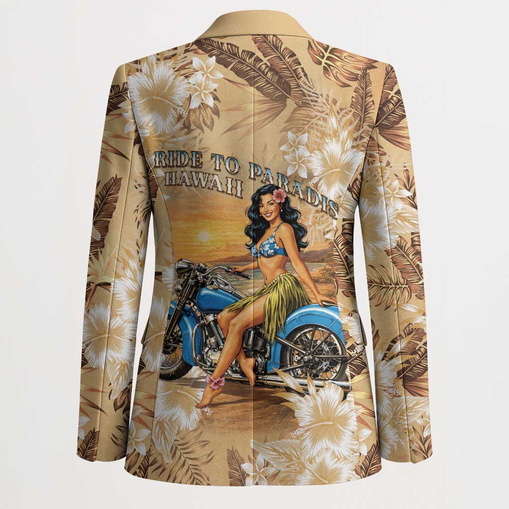 Aloha Hawaii Biker Blazer Ride To Paradise