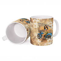 Aloha Hawaii Biker Ceramic Mug Ride To Paradise
