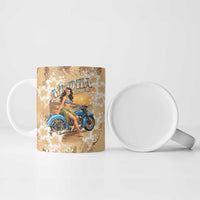 Aloha Hawaii Biker Ceramic Mug Ride To Paradise