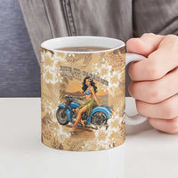 Aloha Hawaii Biker Ceramic Mug Ride To Paradise