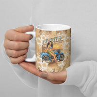 Aloha Hawaii Biker Ceramic Mug Ride To Paradise