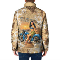 Aloha Hawaii Biker Padded Jacket Ride To Paradise
