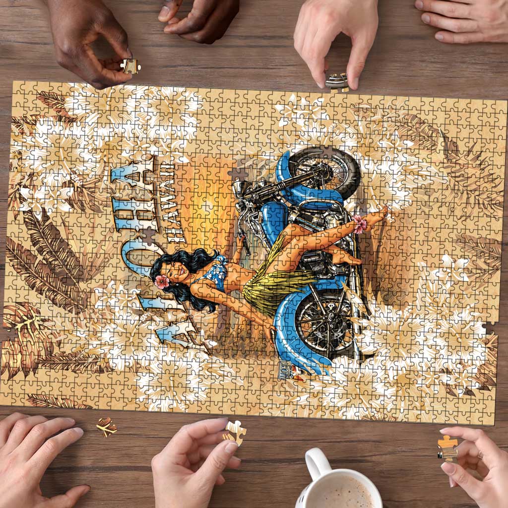 Aloha Hawaii Biker Puzzle Ride To Paradise