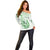 Kentucky Horse Racing Off Shoulder Sweater 150th Anniversary Green Version LT05 - Wonder Print Shop