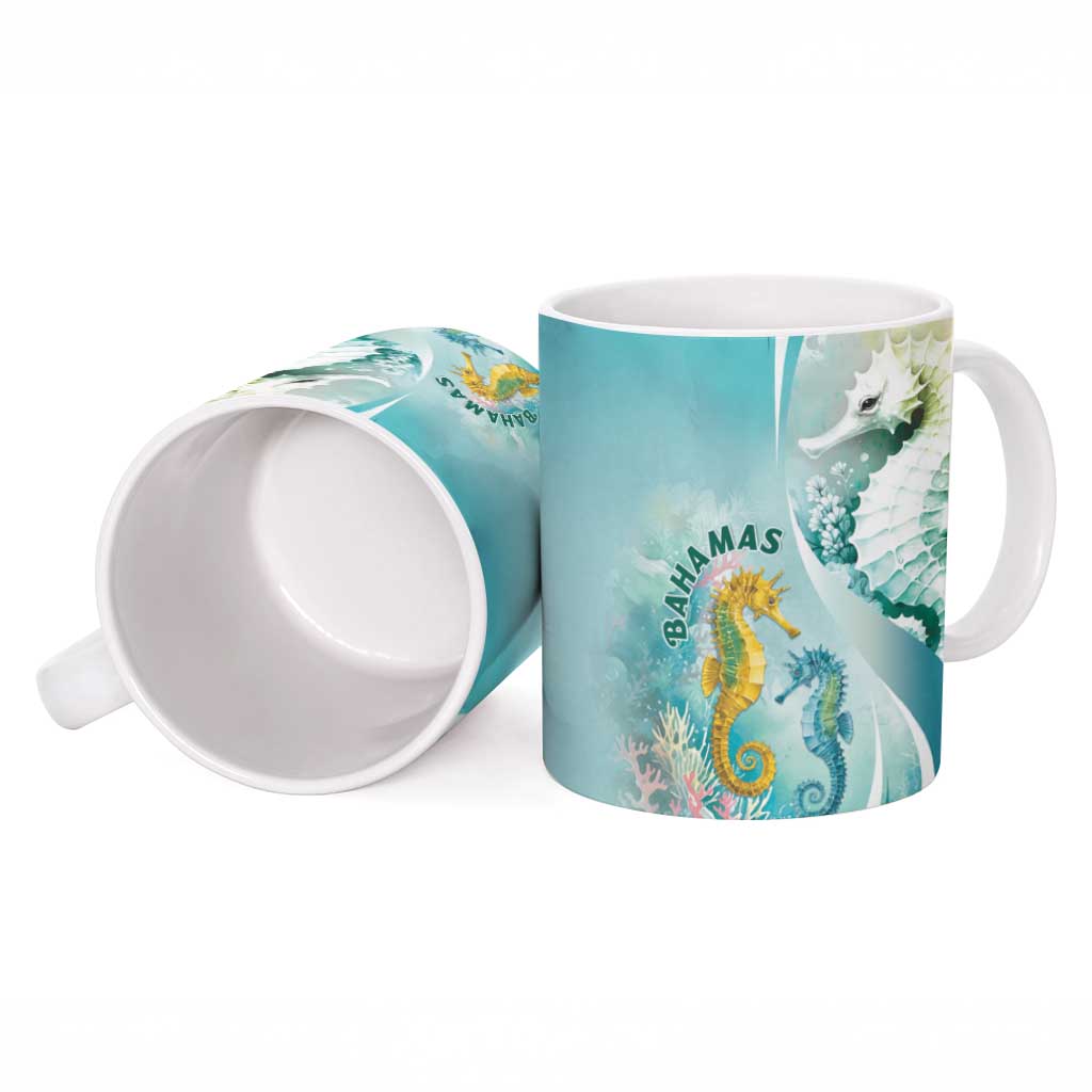 Bahamas Seahorse Ceramic Mug Ocean Spirit - Wonder Print Shop