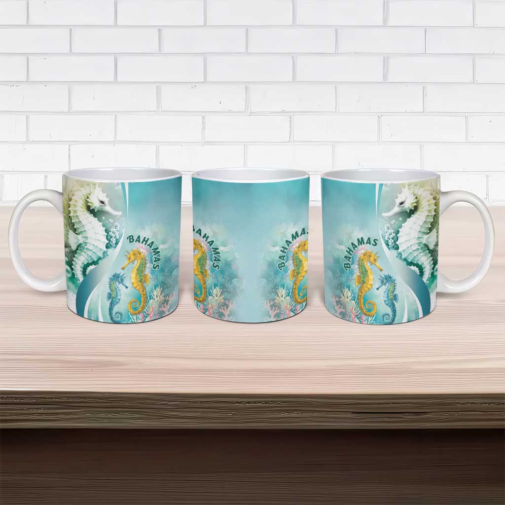 Bahamas Seahorse Ceramic Mug Ocean Spirit - Wonder Print Shop