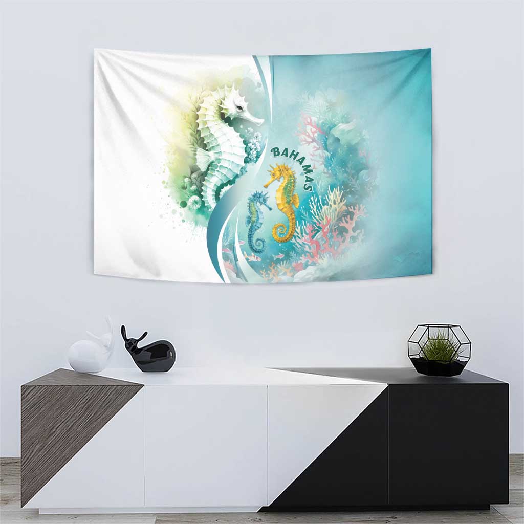 Bahamas Seahorse Tapestry Ocean Spirit - Wonder Print Shop