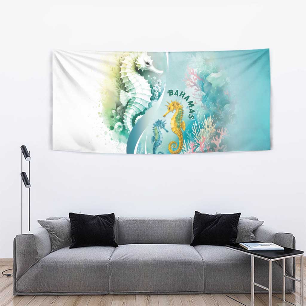 Bahamas Seahorse Tapestry Ocean Spirit - Wonder Print Shop