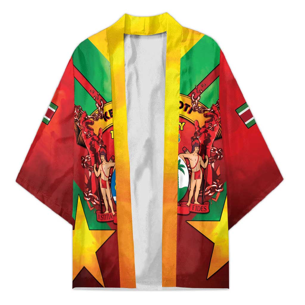 Suriname Emancipation Day Kimono Wan Switi Keti Koti - Wonder Print Shop