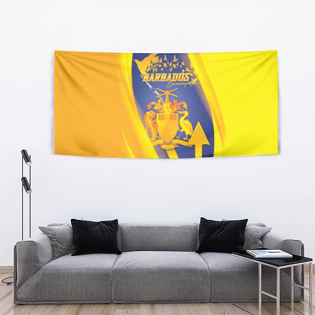 Barbados Emancipation Day Tapestry Freedom And Unity - Wonder Print Shop