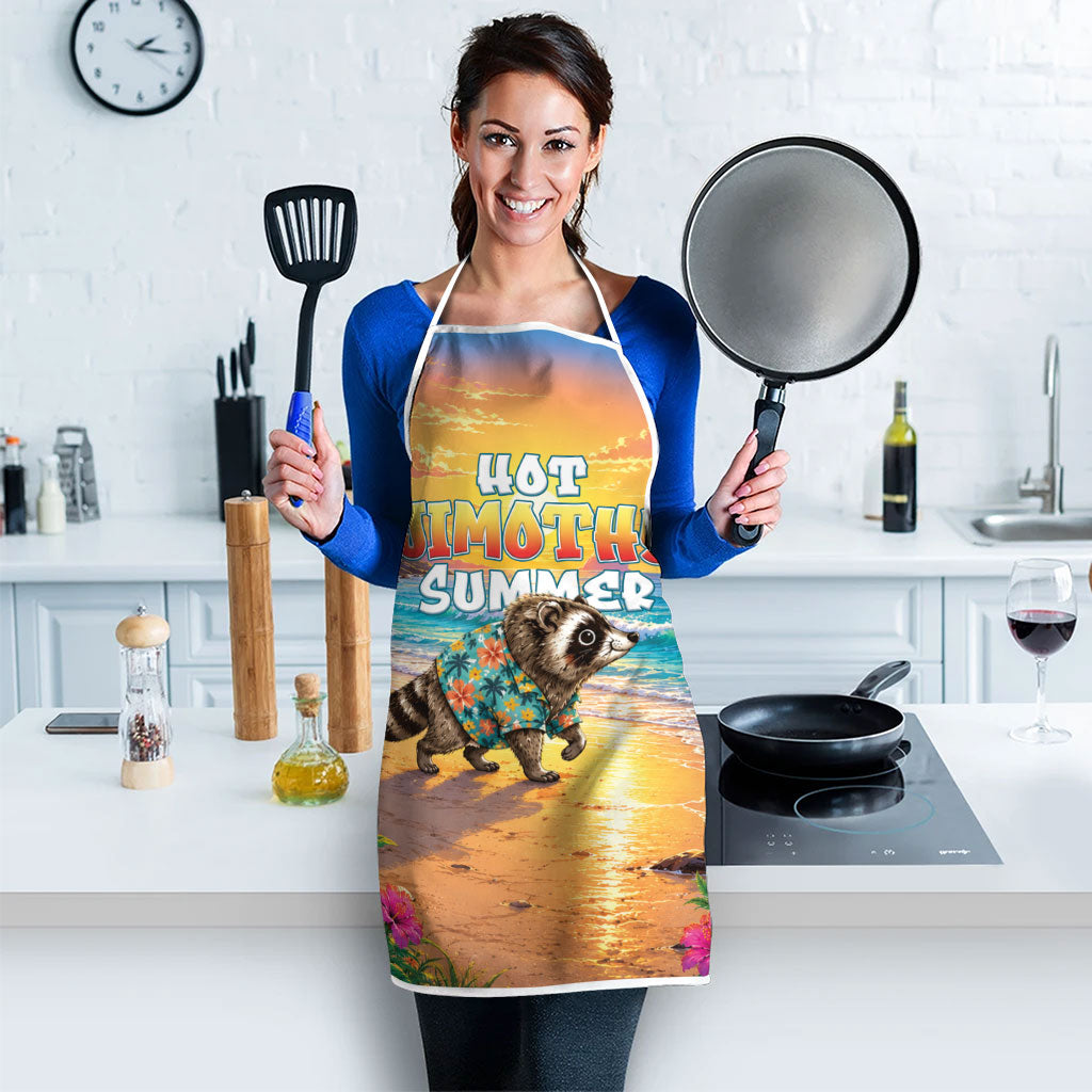 Hot Jimothy Summer Apron Funny Seattle Raccoon