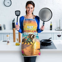 Hot Jimothy Summer Apron Funny Seattle Raccoon