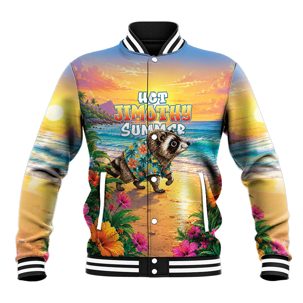 Hot Jimothy Summer Baseball Jacket Funny Seattle Raccoon
