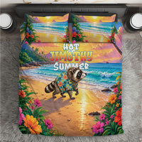 Hot Jimothy Summer Bedding Set Funny Seattle Raccoon