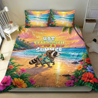 Hot Jimothy Summer Bedding Set Funny Seattle Raccoon