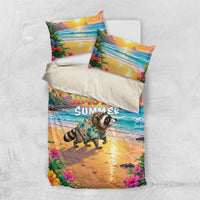 Hot Jimothy Summer Bedding Set Funny Seattle Raccoon