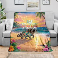 Hot Jimothy Summer Blanket Funny Seattle Raccoon