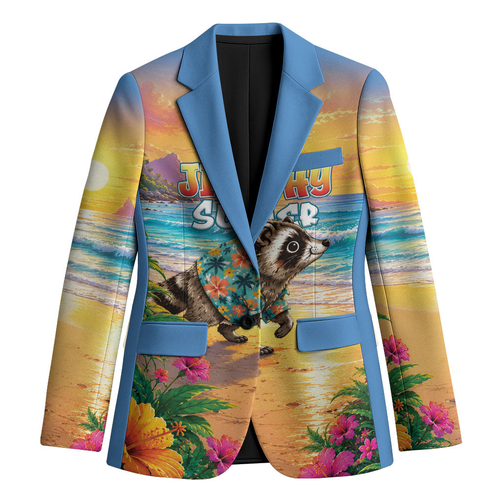 Hot Jimothy Summer Blazer Funny Seattle Raccoon