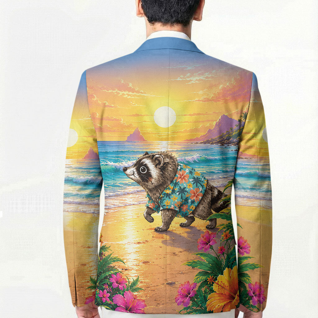 Hot Jimothy Summer Blazer Funny Seattle Raccoon