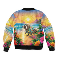 Hot Jimothy Summer Bomber Jacket Funny Seattle Raccoon