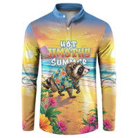 Hot Jimothy Summer Button Sweatshirt Funny Seattle Raccoon