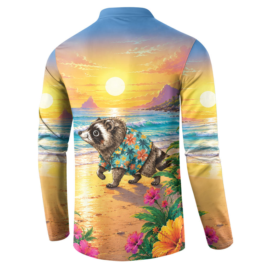 Hot Jimothy Summer Button Sweatshirt Funny Seattle Raccoon