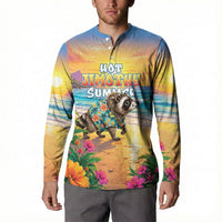 Hot Jimothy Summer Button Sweatshirt Funny Seattle Raccoon