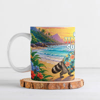 Hot Jimothy Summer Ceramic Mug Funny Seattle Raccoon
