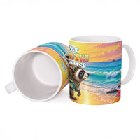 Hot Jimothy Summer Ceramic Mug Funny Seattle Raccoon