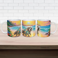 Hot Jimothy Summer Ceramic Mug Funny Seattle Raccoon