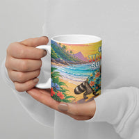 Hot Jimothy Summer Ceramic Mug Funny Seattle Raccoon