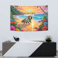 Hot Jimothy Summer Tapestry Funny Seattle Raccoon