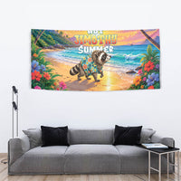 Hot Jimothy Summer Tapestry Funny Seattle Raccoon