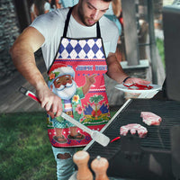 Haiti Christmas Apron Haitian Santa Jwaye Nwel - Wonder Print Shop