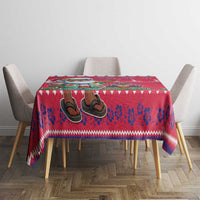 Haiti Christmas Tablecloth Haitian Santa Jwaye Nwel - Wonder Print Shop