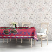 Haiti Christmas Tablecloth Haitian Santa Jwaye Nwel - Wonder Print Shop