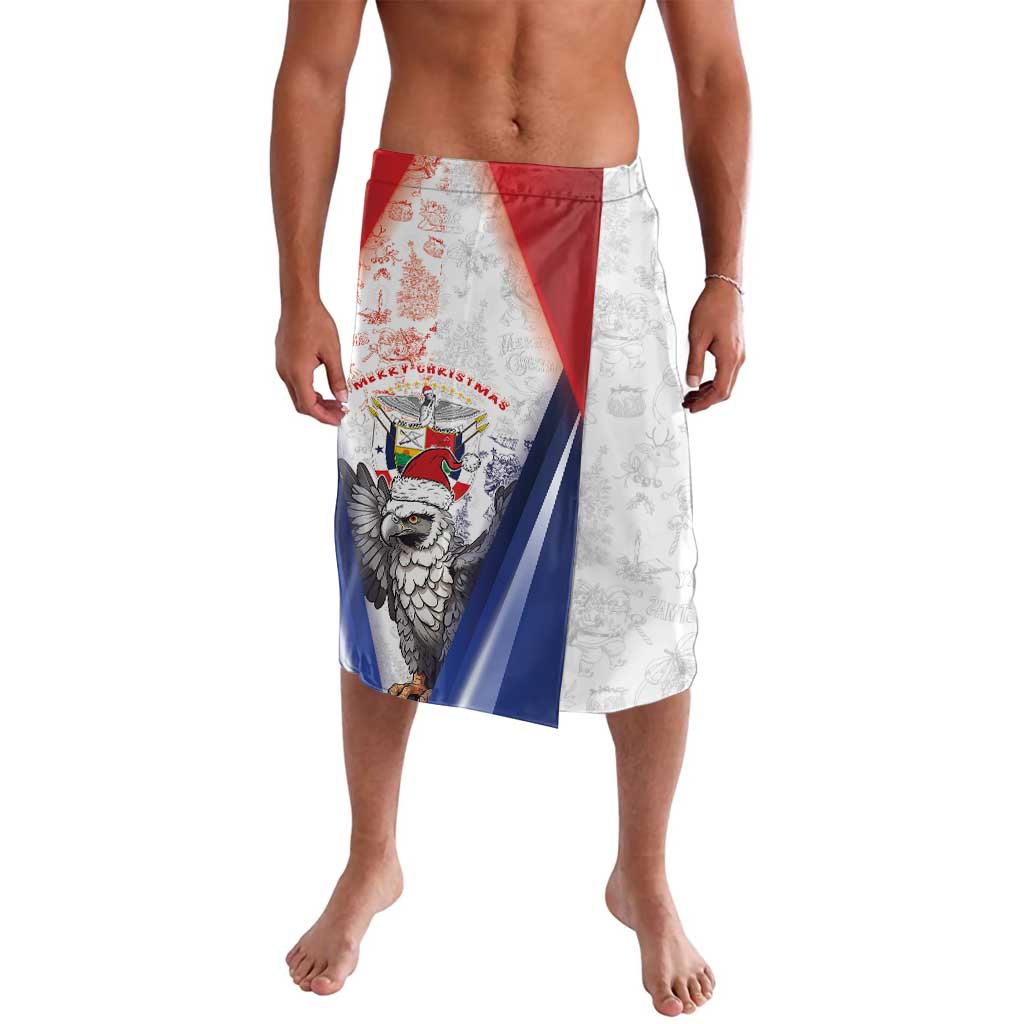 Panama Christmas Lavalava Coat Of Arms Santa Harpy - Wonder Print Shop