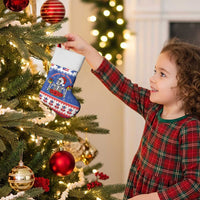 Puerto Rico Christmas Stocking Boricua Till The Bone - Wonder Print Shop