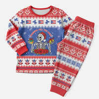 Puerto Rico Christmas Pajama Set Boricua Till The Bone - Wonder Print Shop