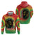 Juneteenth Freedom Day Zip Hoodie Reggae Tie Dye Style LT05 - Wonder Print Shop