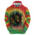 Juneteenth Freedom Day Zip Hoodie Reggae Tie Dye Style LT05 - Wonder Print Shop